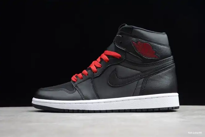 Rep TBkick Jordan Air Black High Retro OG 1 Satin 555088-060 0616